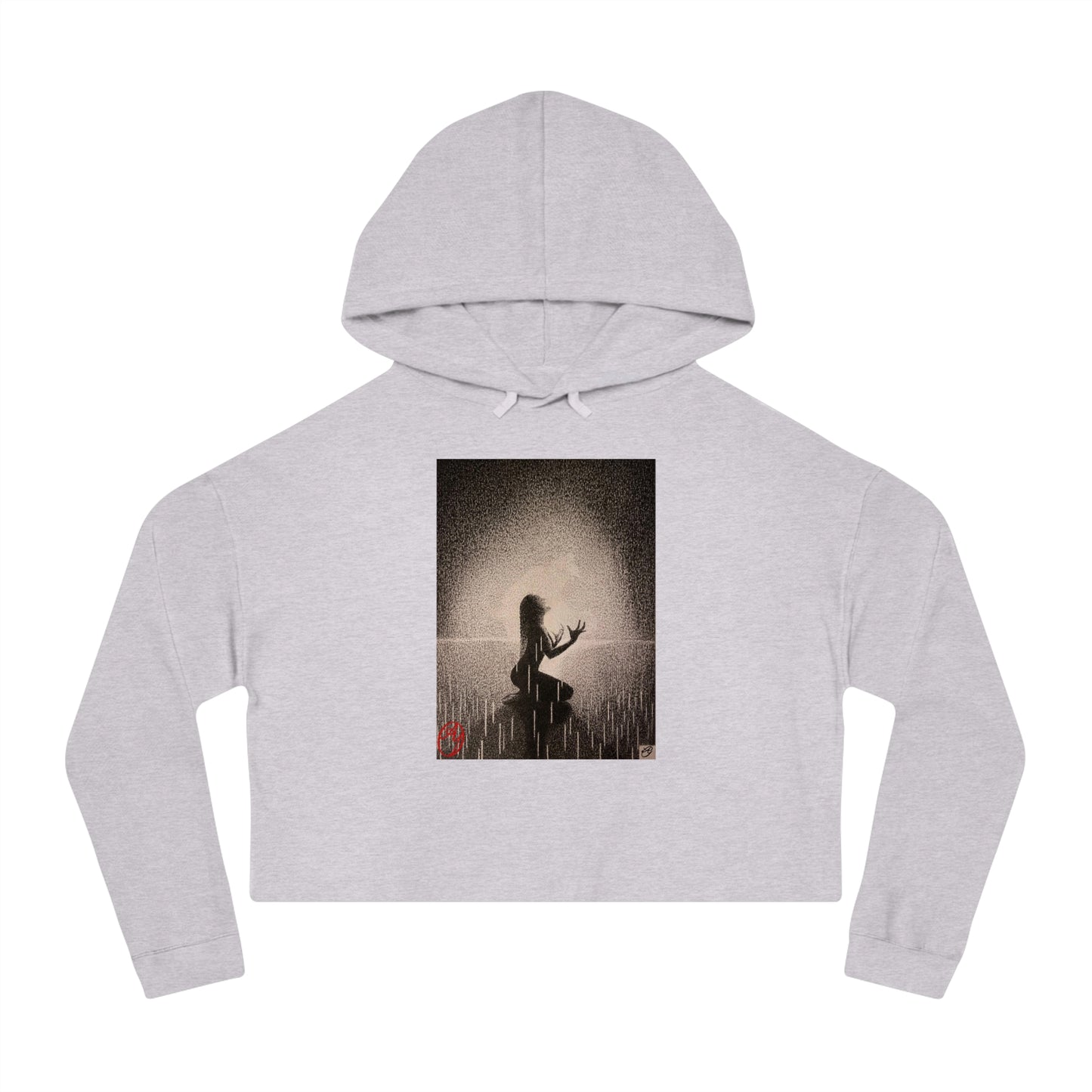 Women’s Crop Hoodie - Hear Me Roar Edition