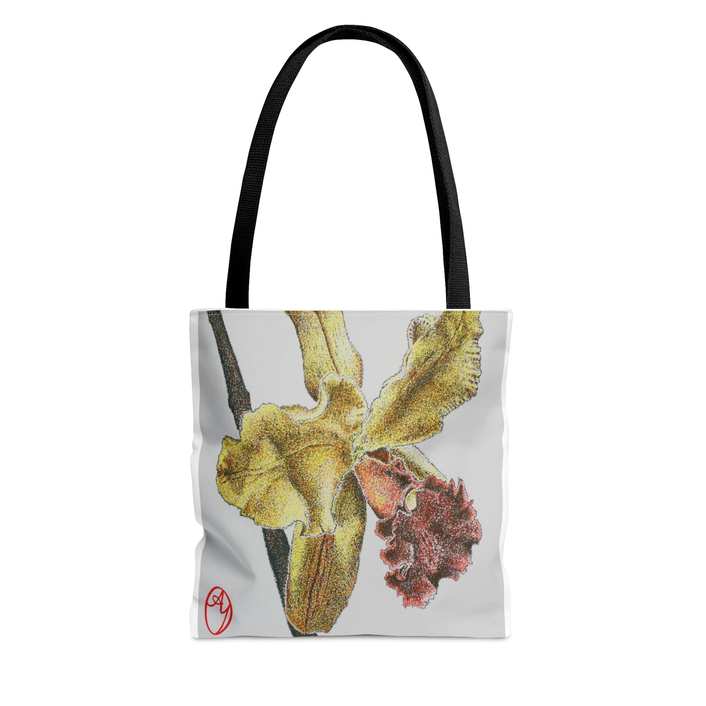 Yellow Orchid Tote Bag