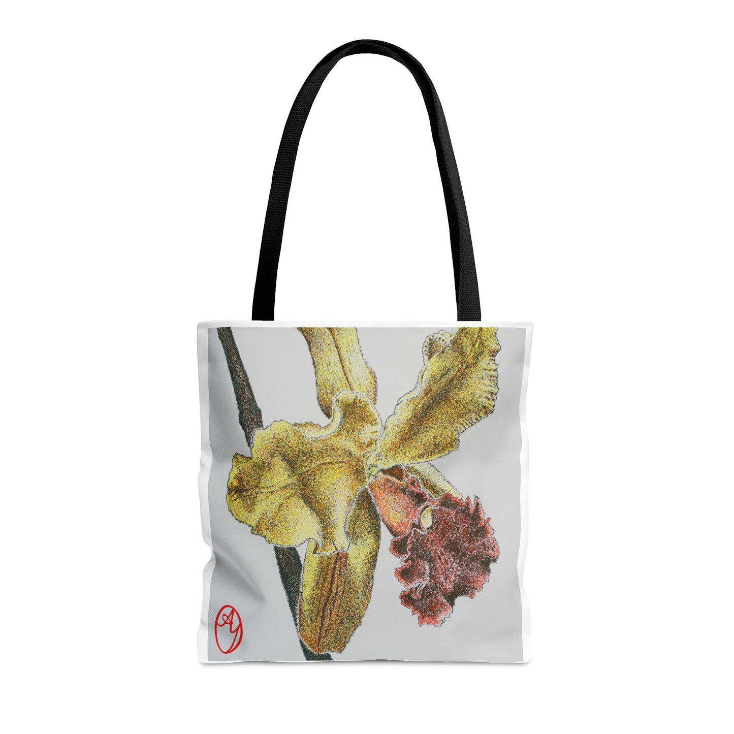 Yellow Orchid Tote Bag