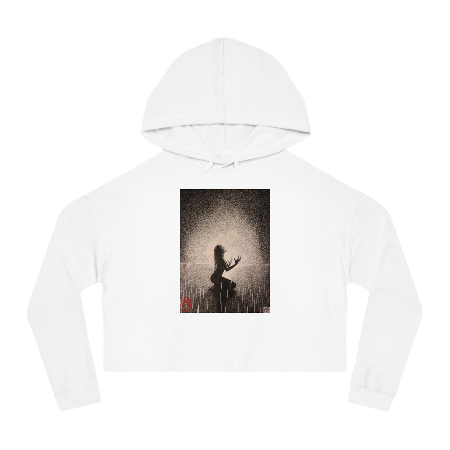 Women’s Crop Hoodie - Hear Me Roar Edition