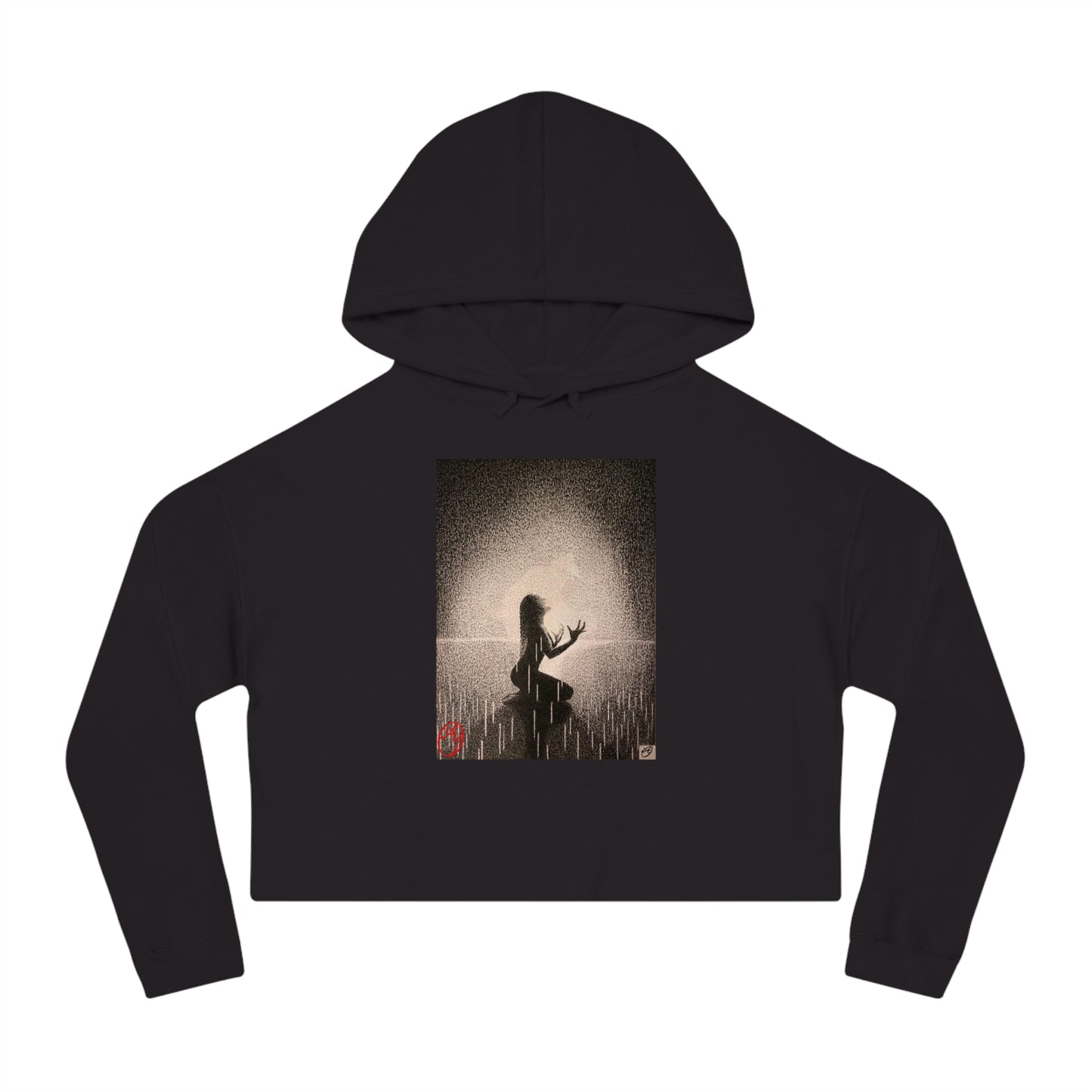 Women’s Crop Hoodie - Hear Me Roar Edition