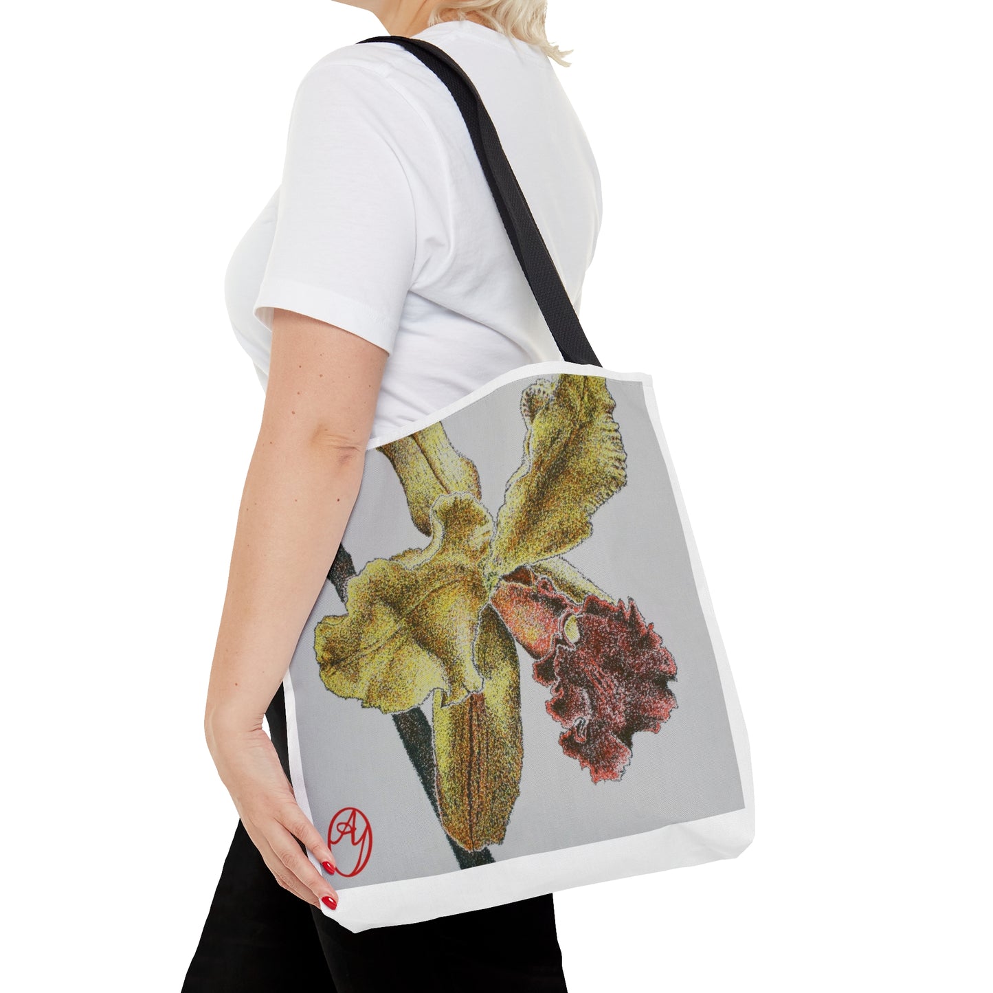 Yellow Orchid Tote Bag