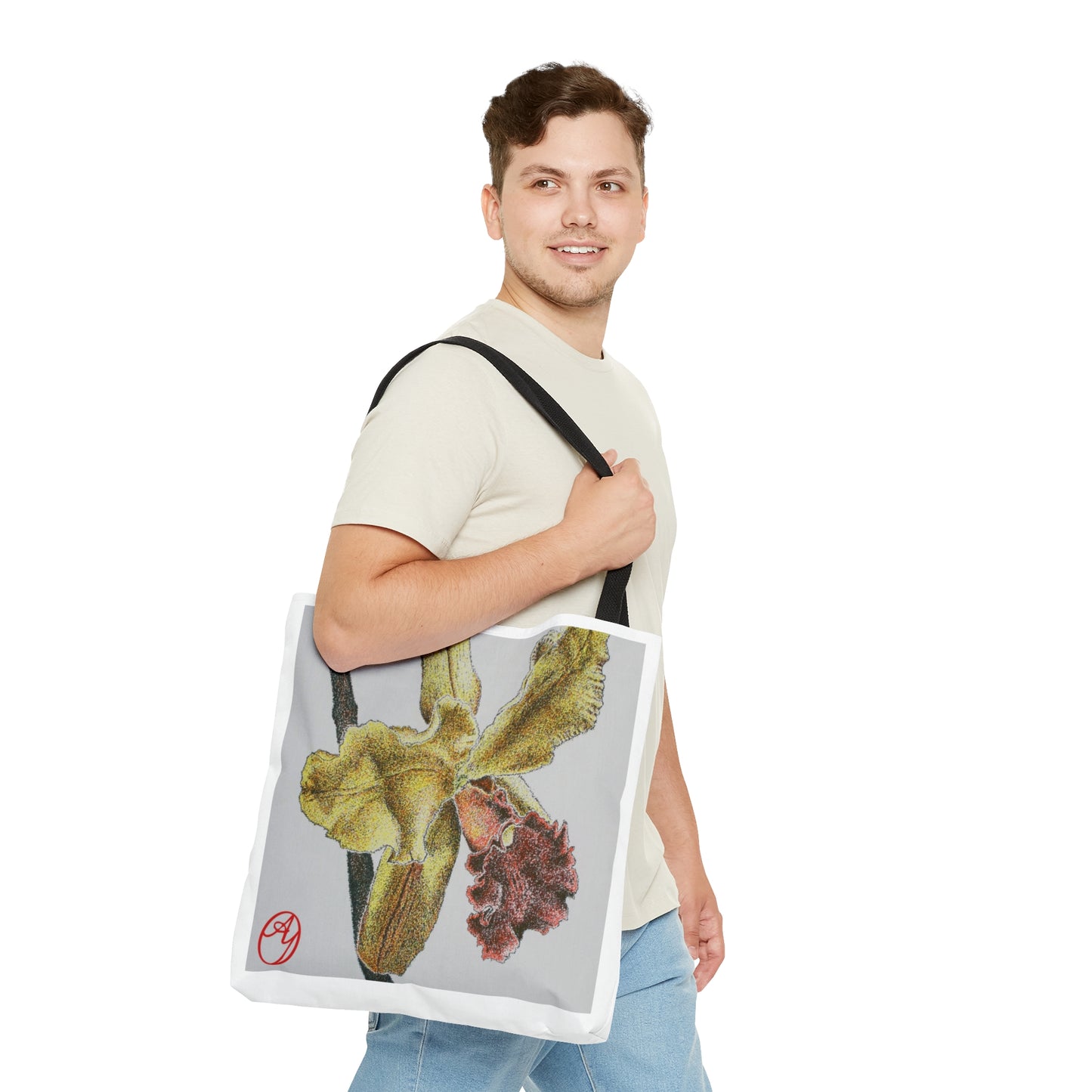Yellow Orchid Tote Bag