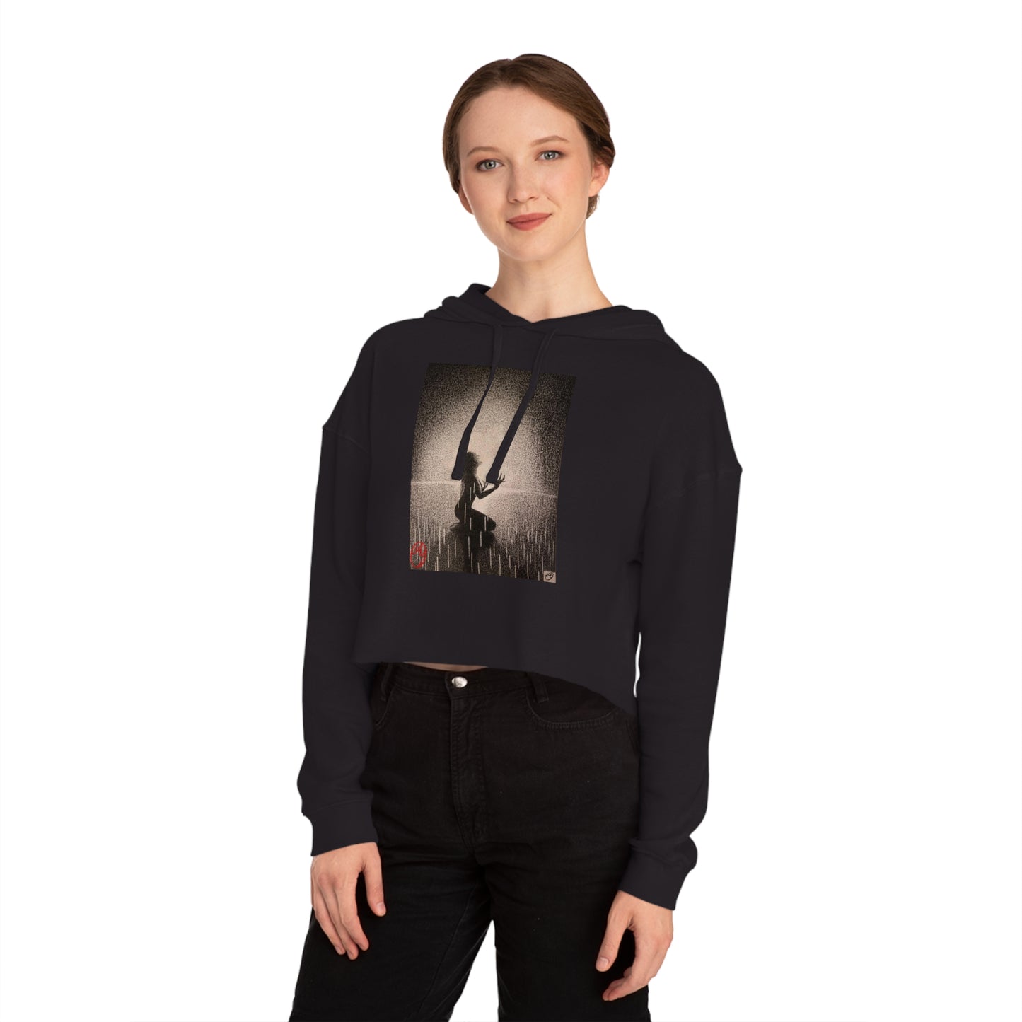 Women’s Crop Hoodie - Hear Me Roar Edition