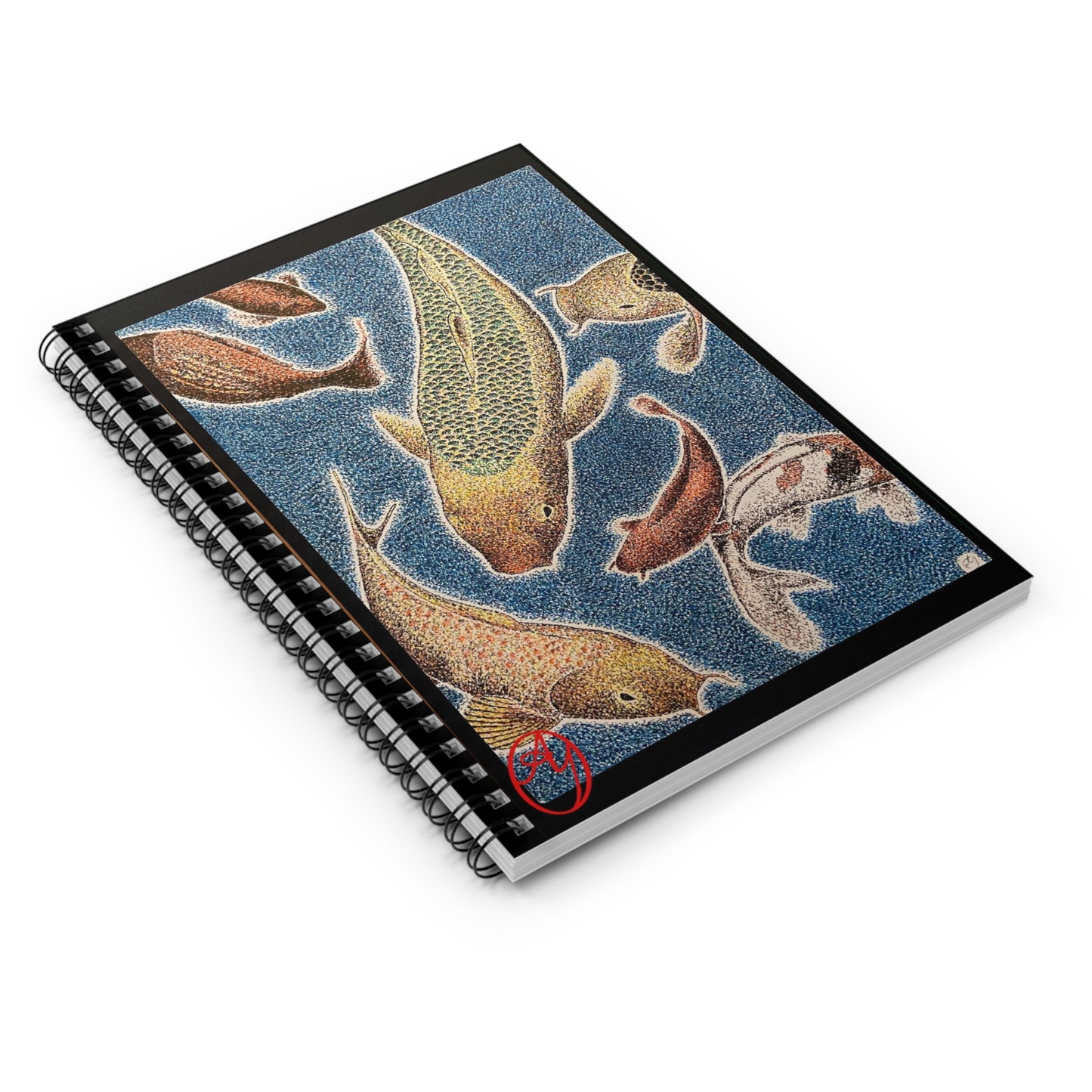 Spiral Notebook - Koi Cover