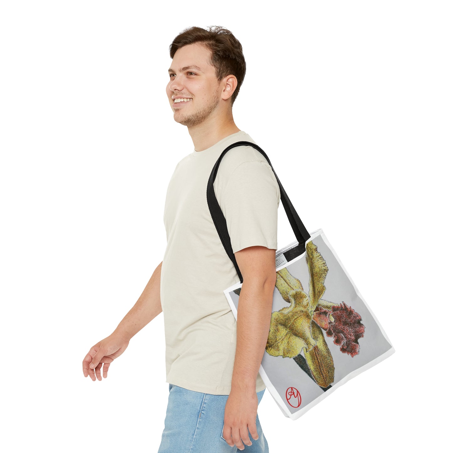 Yellow Orchid Tote Bag