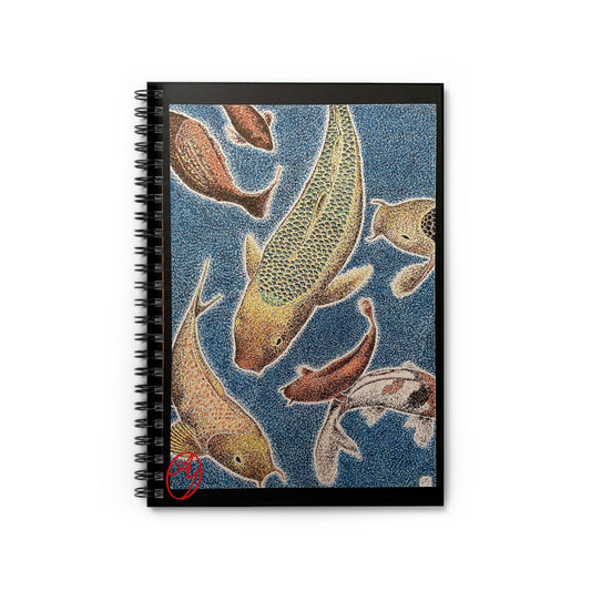 Spiral Notebook - Koi Cover