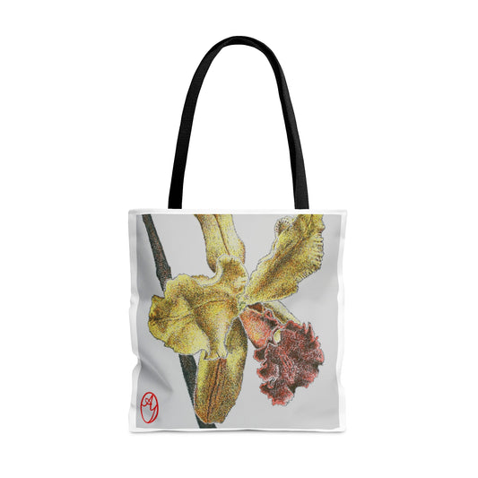 Yellow Orchid Tote Bag